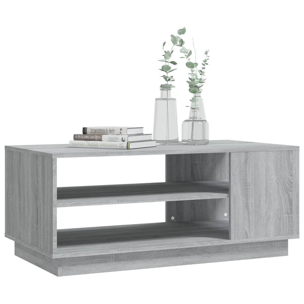 Coffee Table Grey Sonoma 102x55x43 cm Engineered Wood - Newstart Furniture