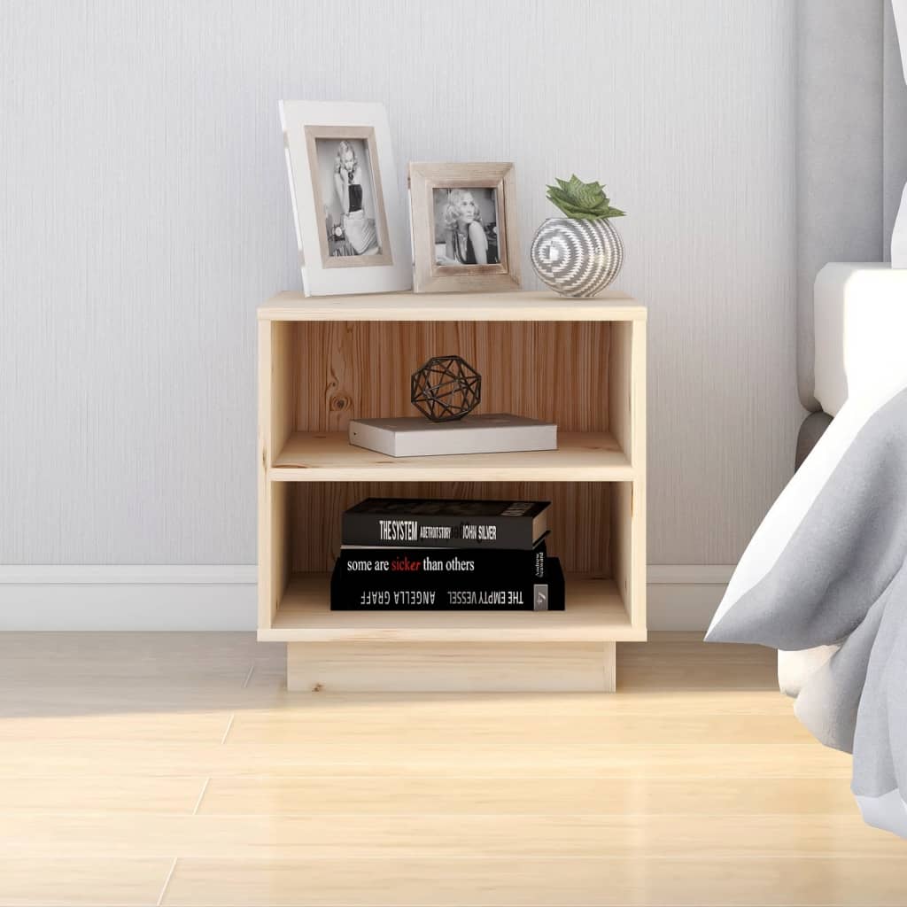 Bedside Cabinets 2 pcs 40x34x40 cm Solid Wood Pine - Newstart Furniture