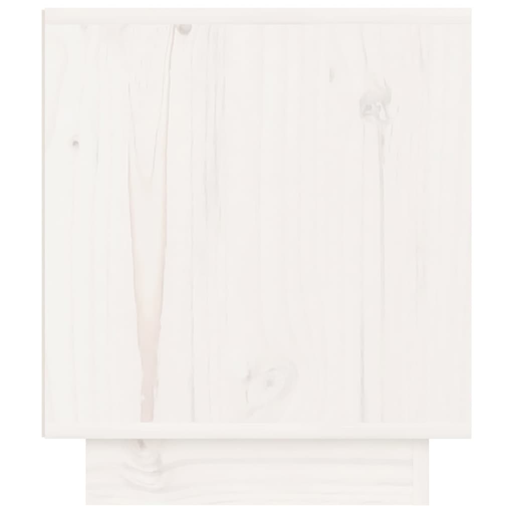 Bedside Cabinets 2 pcs White 40x34x40 cm Solid Wood Pine - Newstart Furniture