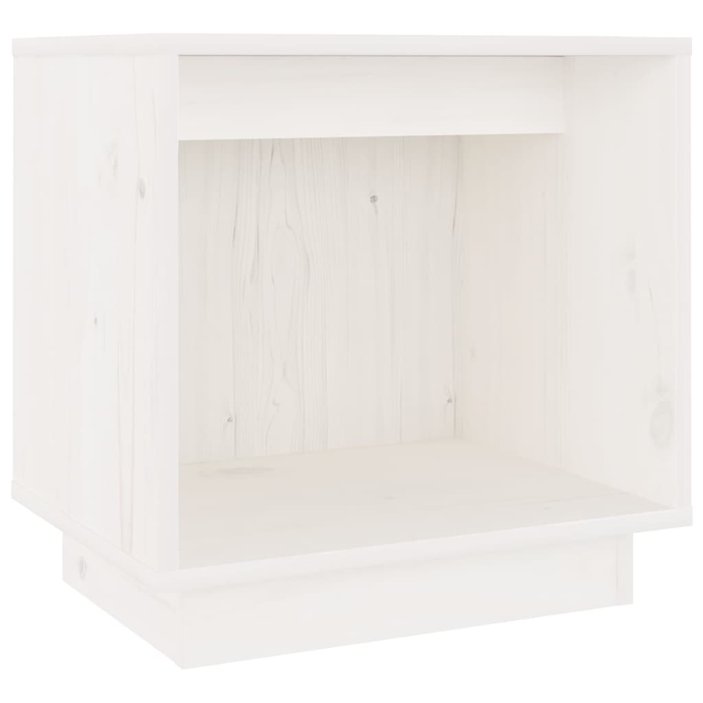 Bedside Cabinets 2 pcs White 40x30x40 cm Solid Wood Pine - Newstart Furniture