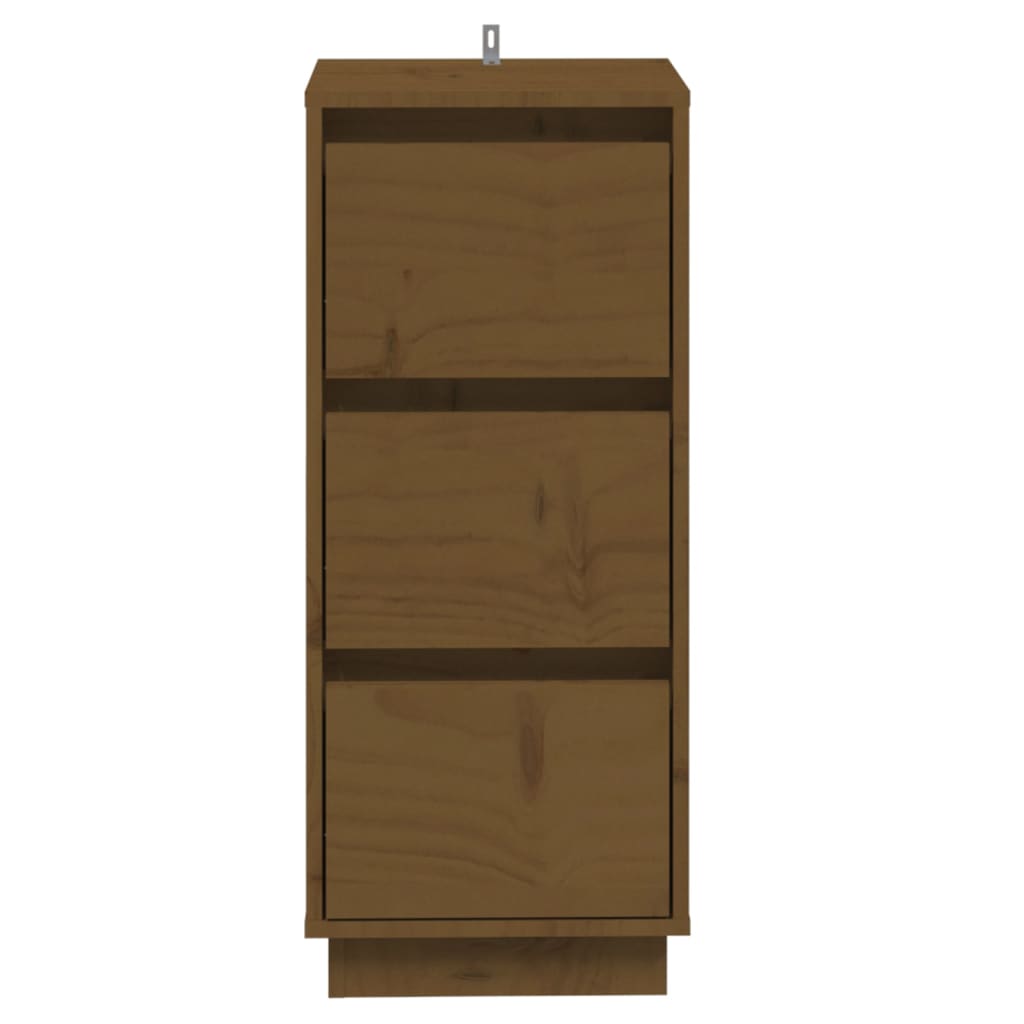 Sideboards 2 pcs Honey Brown 32x34x75 cm Solid Wood Pine - Newstart Furniture