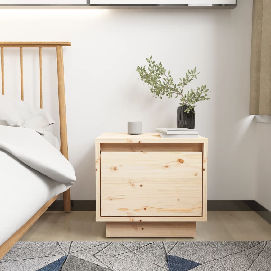 Bedside Cabinets 2 pcs 35x34x32 cm Solid Wood Pine - Newstart Furniture