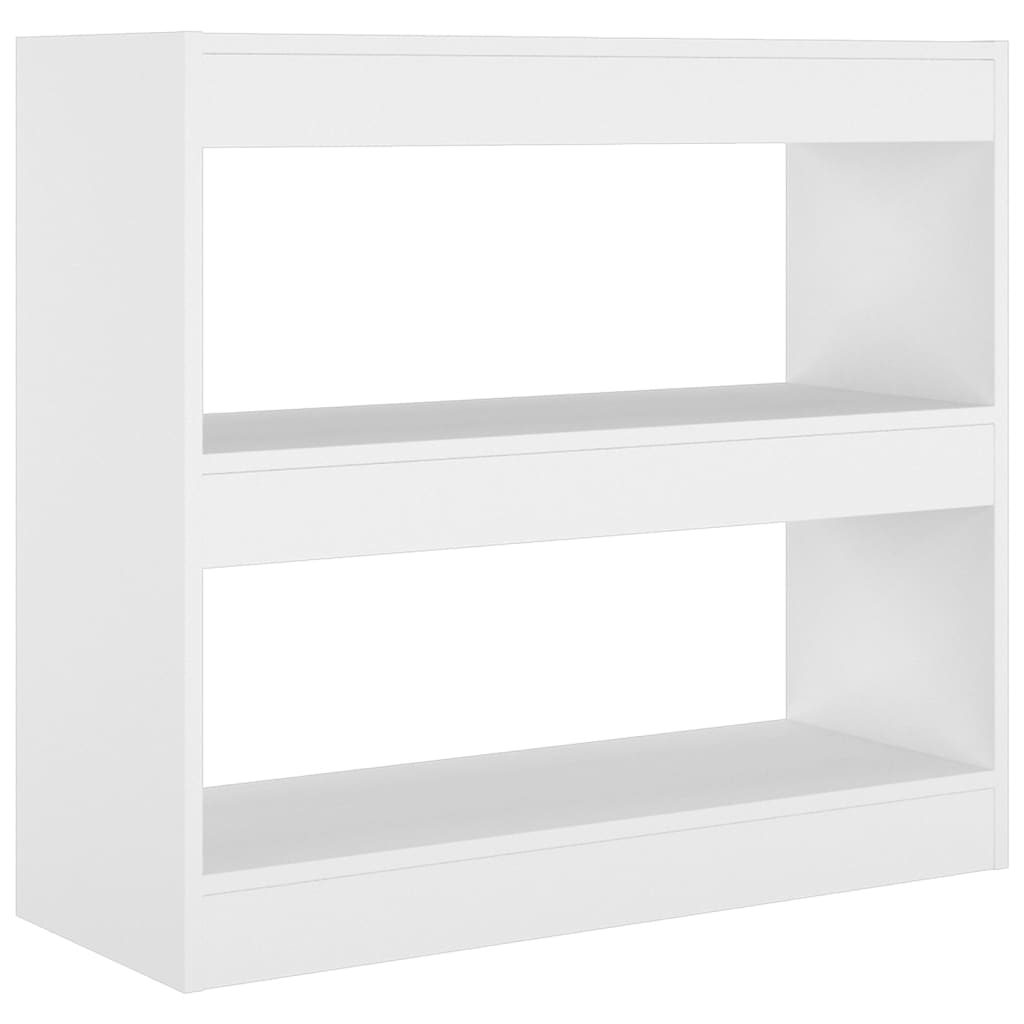 Book Cabinet/Room Divider White 80x30x72 cm - Newstart Furniture