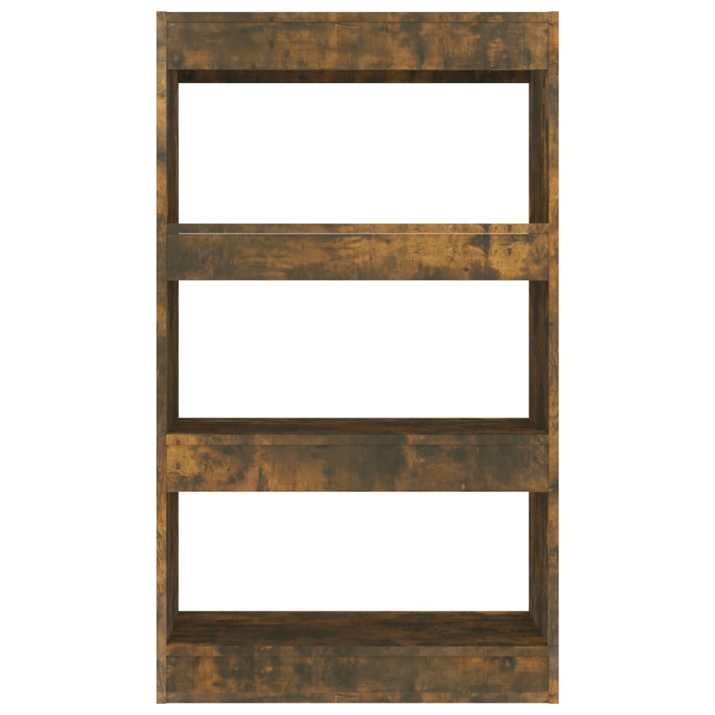 Book Cabinet/Room Divider Smoked Oak 60x30x103 cm Engineered Wood - Newstart Furniture
