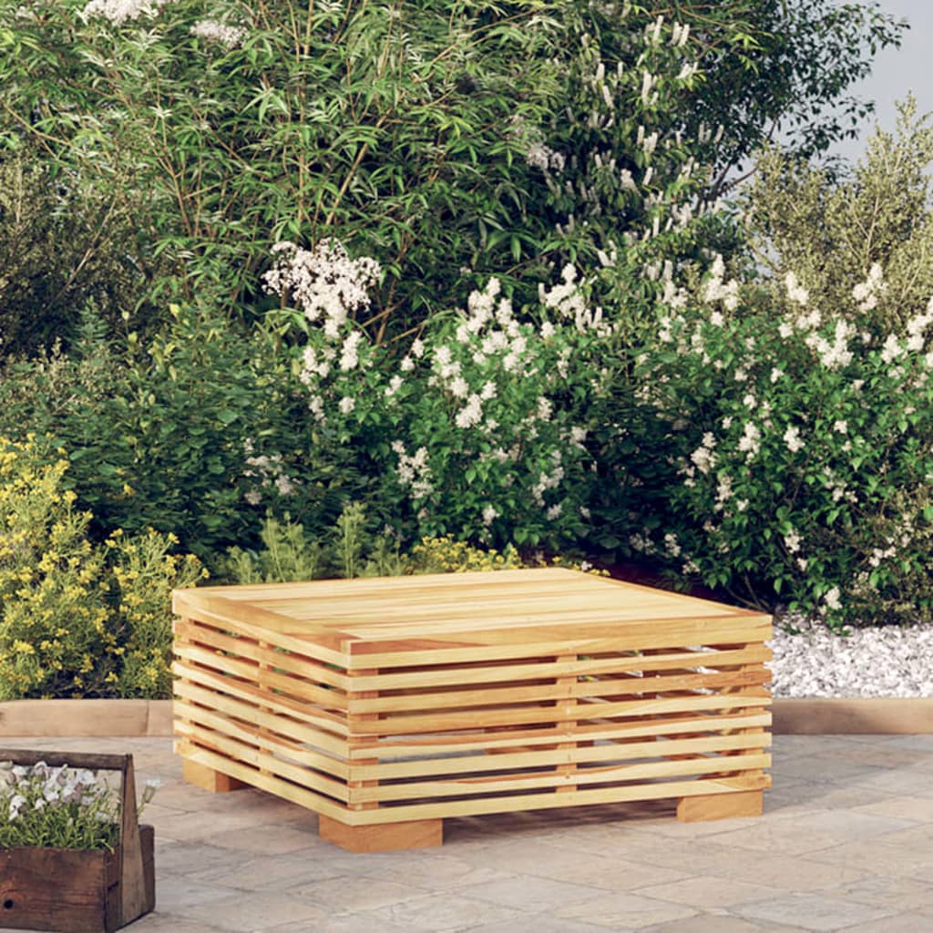 Garden Coffee Table 69.5x69.5x31 cm Solid Wood Teak - Newstart Furniture