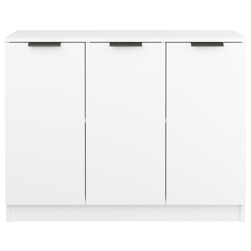 Sideboard White 90.5x30x70 cm Engineered Wood - Newstart Furniture