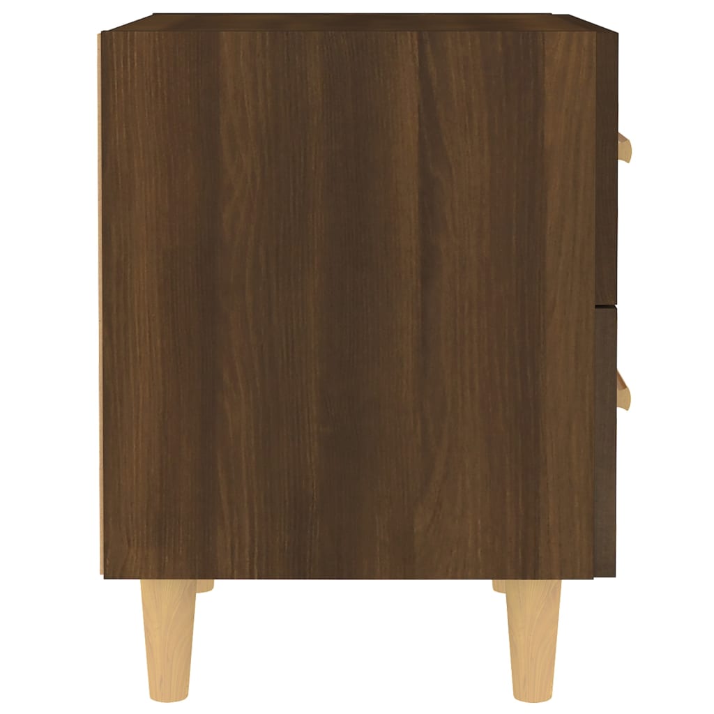 Bed Cabinets 2 pcs Brown Oak 40x35x47.5 cm - Newstart Furniture