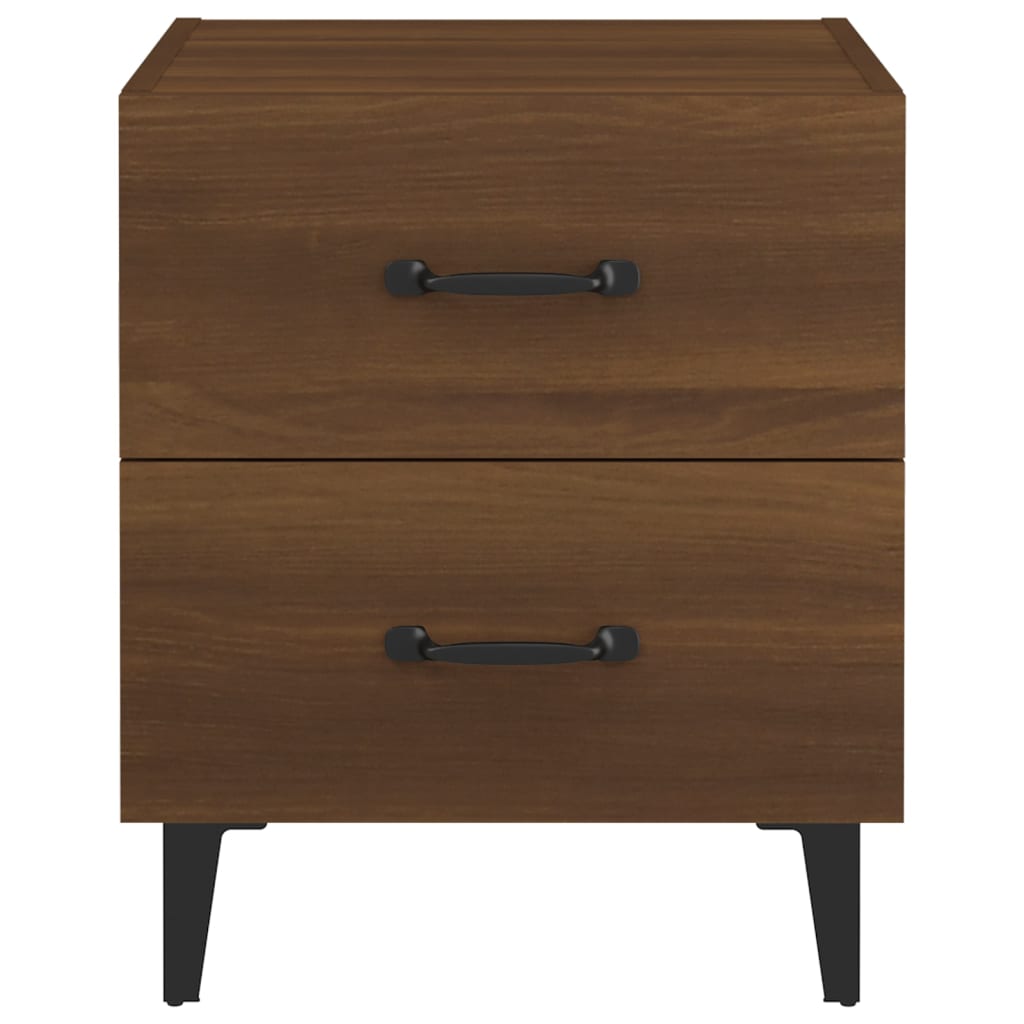 Bedside Cabinet Brown Oak 40x35x47.5 cm - Newstart Furniture