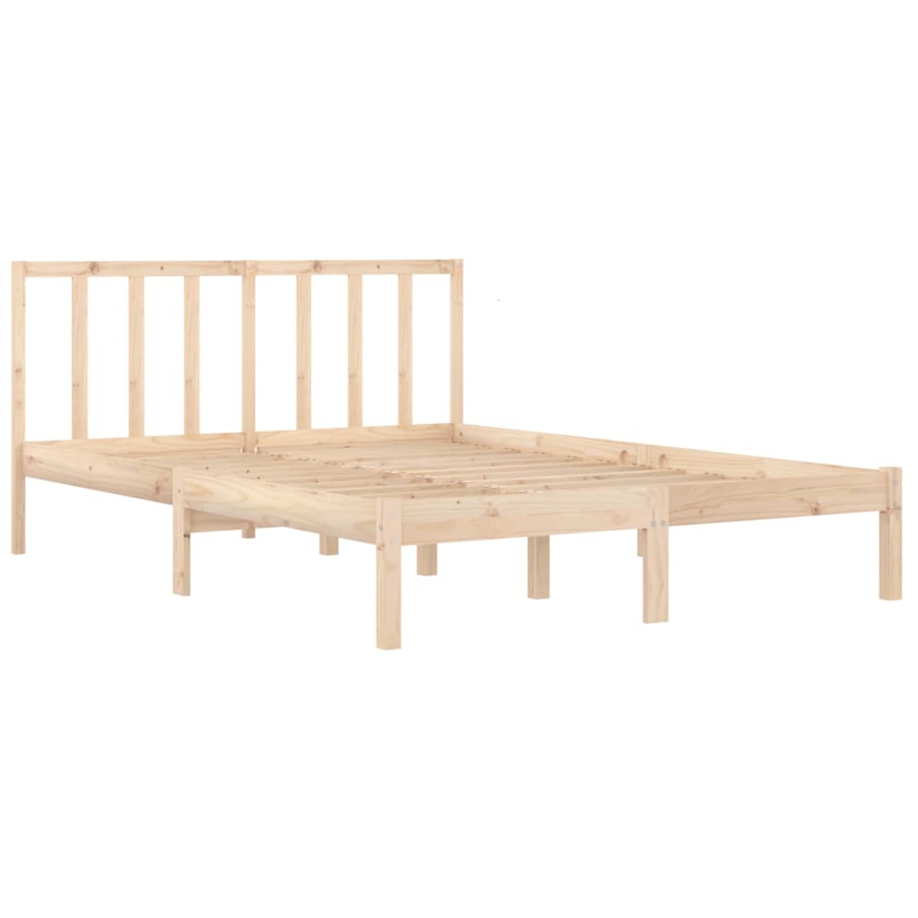 Bed Frame Solid Wood Pine 137x187 Double Size - Newstart Furniture