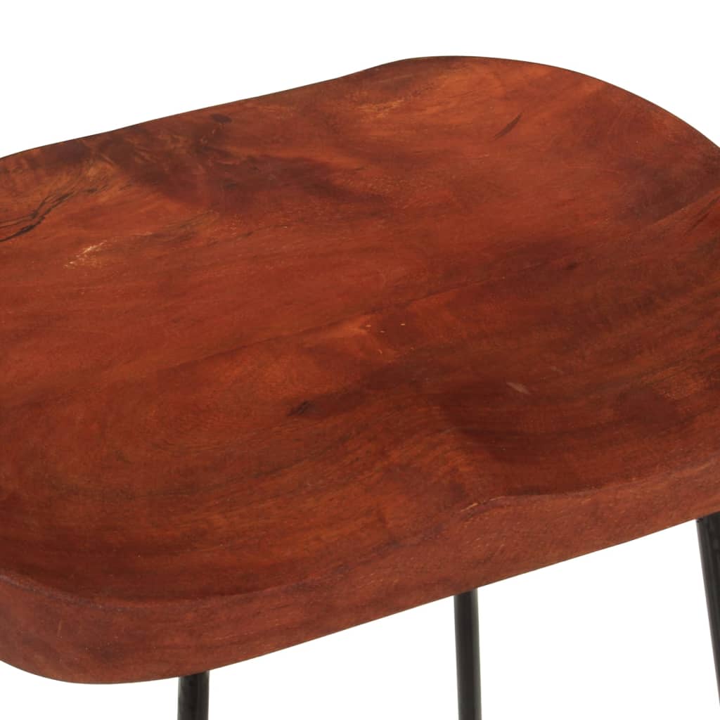 Gavin Bar Stools 2 pcs 45x40x63 cm Solid Wood Mango - Newstart Furniture