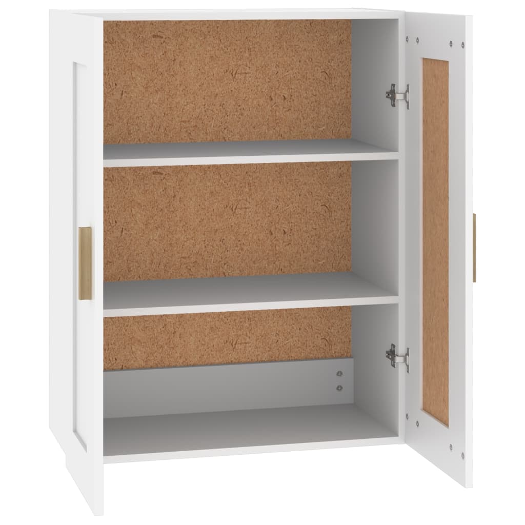 Wall Cabinet White 69.5x32.5x90 cm Engineered Wood - Newstart Furniture
