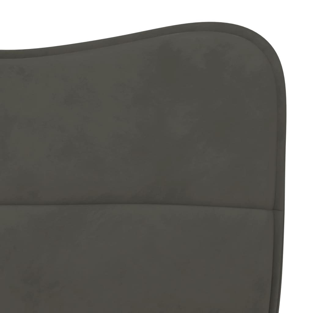 Dining Chairs 2 pcs Dark Grey Velvet - Newstart Furniture