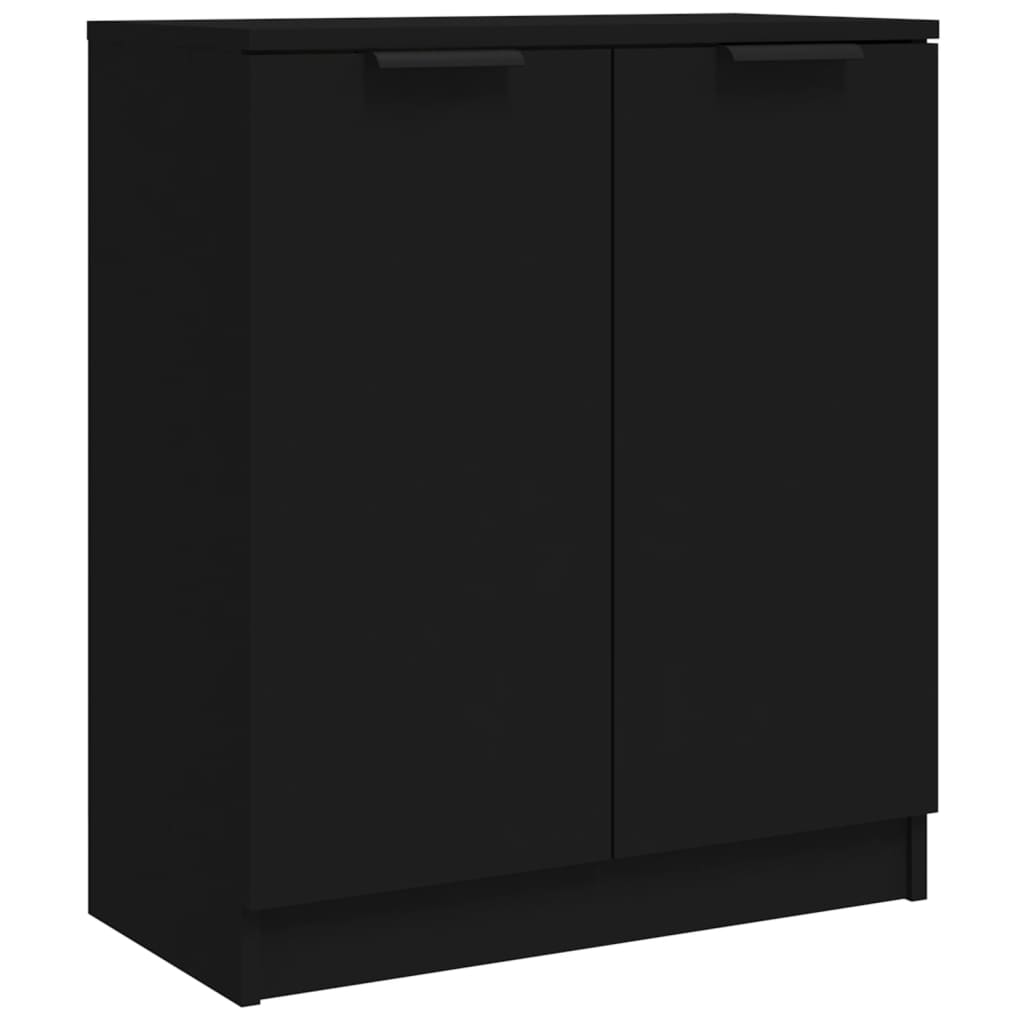 Sideboards 2 pcs Black 60x30x70 cm Engineered Wood - Newstart Furniture