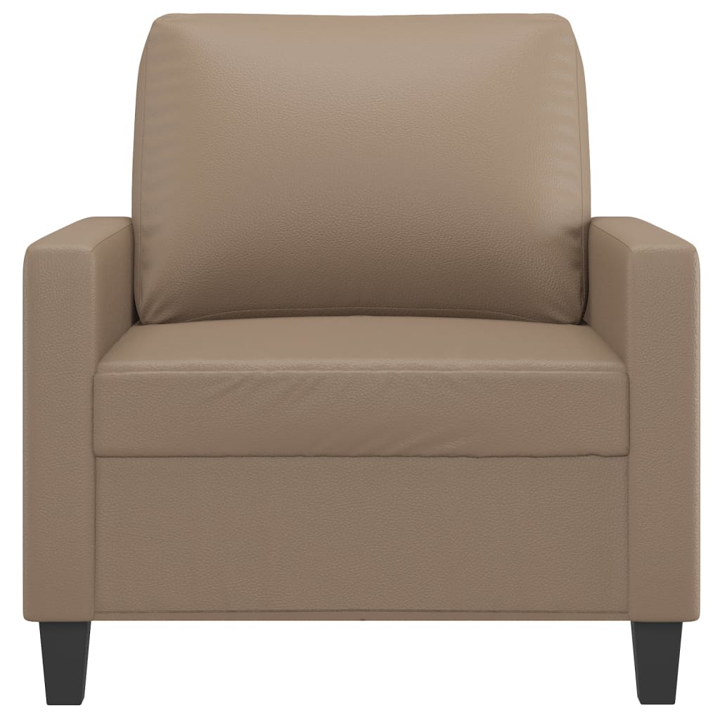 Sofa Chair Cappuccino 60 cm Faux Leather - Newstart Furniture