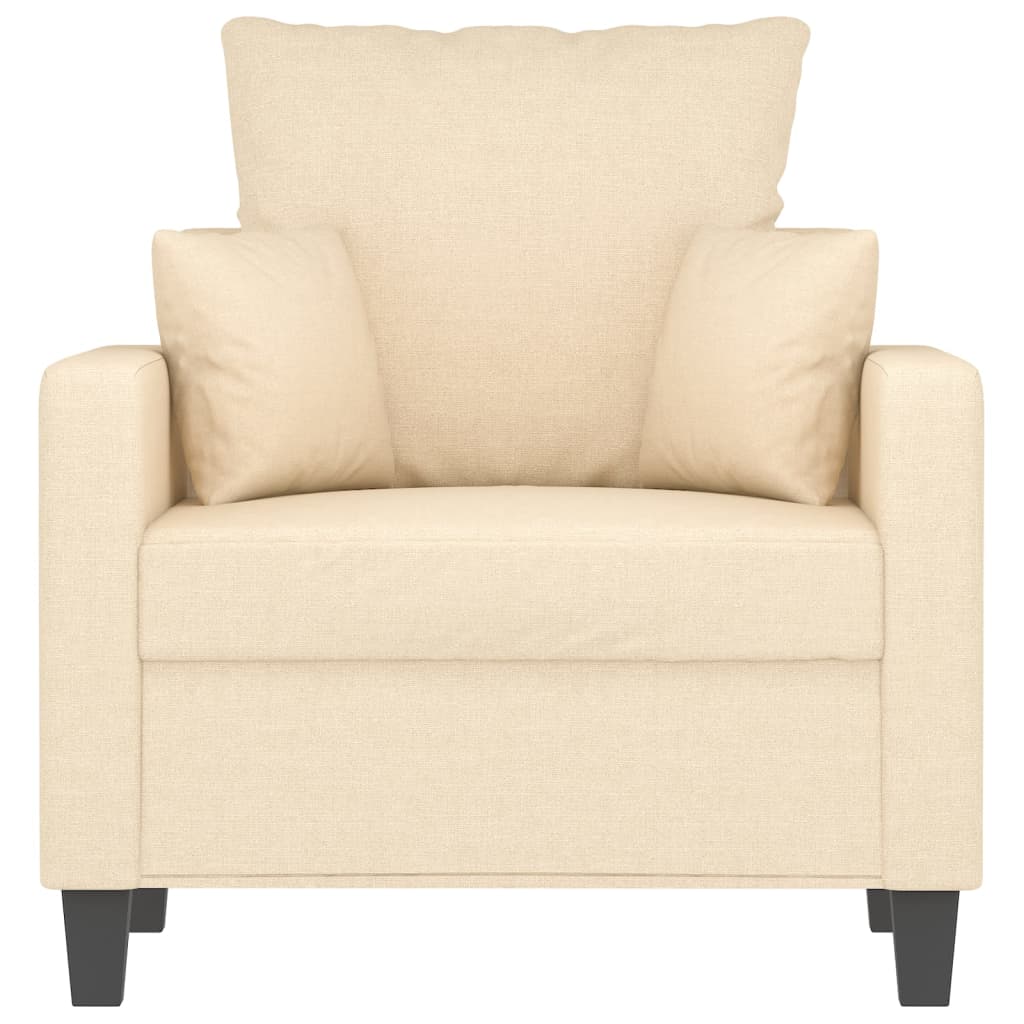 Sofa Chair Cream 60 cm Fabric - Newstart Furniture
