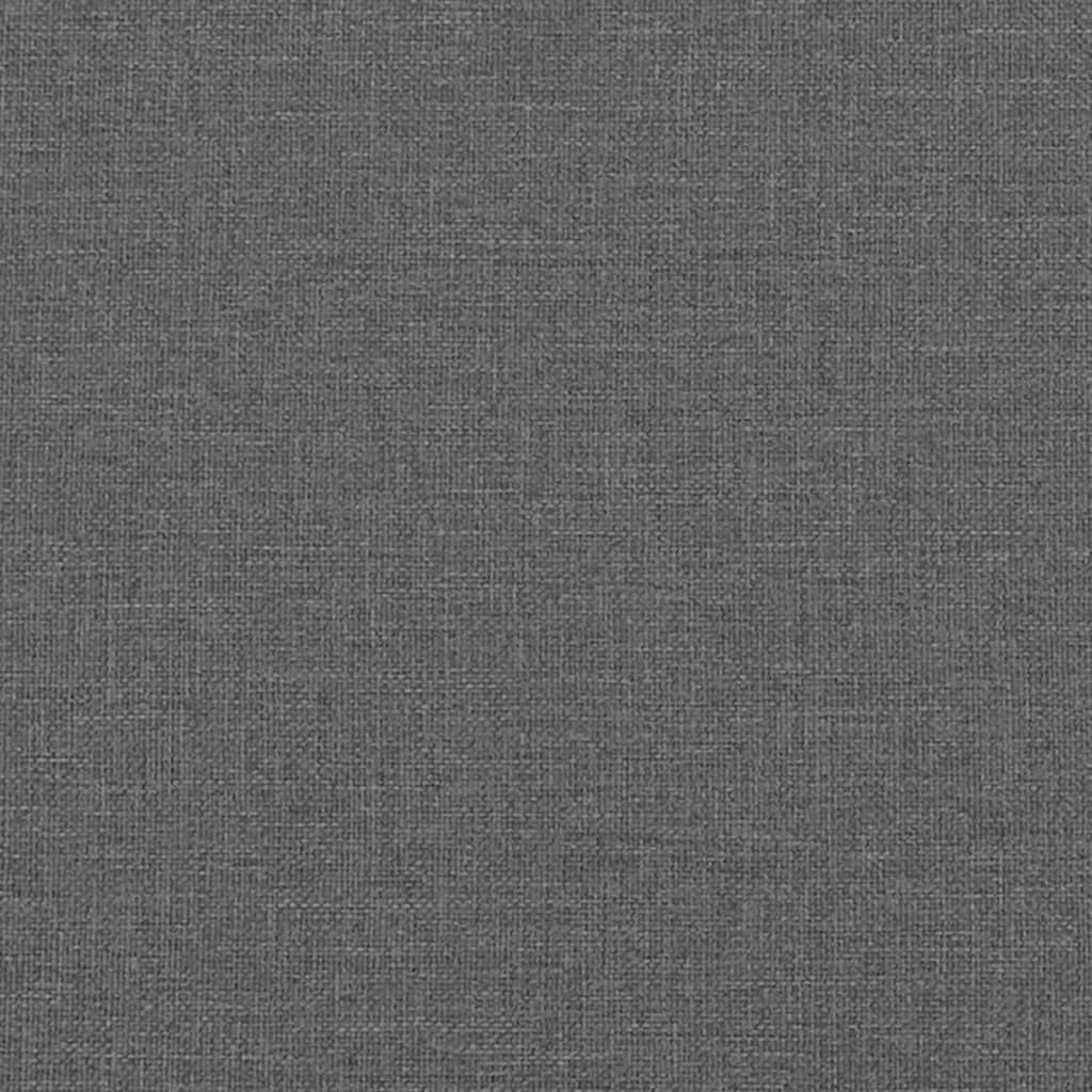 Footstool Dark Grey 60x50x41 cm Fabric - Newstart Furniture