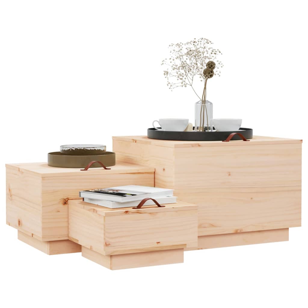Storage Box 60x32x45.5 cm Solid Wood Pine