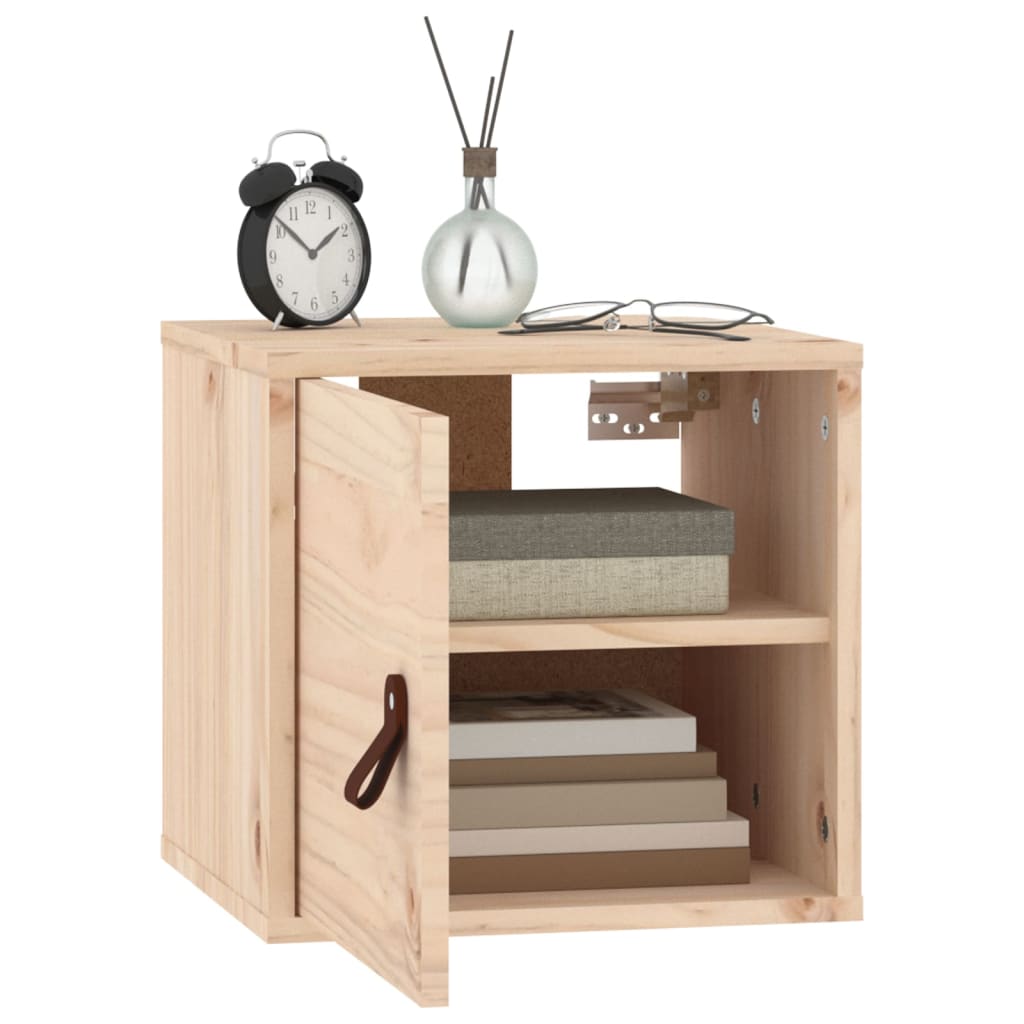 Wall Cabinets 2 pcs 31.5x30x30 cm Solid Wood Pine - Newstart Furniture