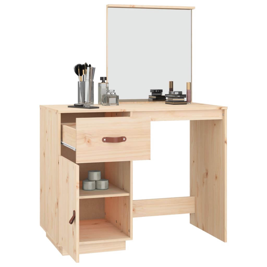 Dressing Table 95x50x134 cm Solid Wood Pine - Newstart Furniture