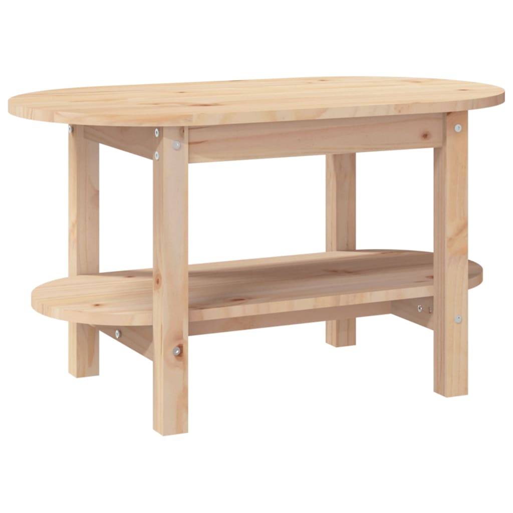 Coffee Table 80x45x45 cm Solid Wood Pine - Newstart Furniture