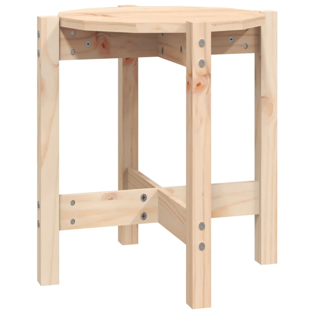Coffee Table Ø 42.5x45 cm Solid Wood Pine - Newstart Furniture