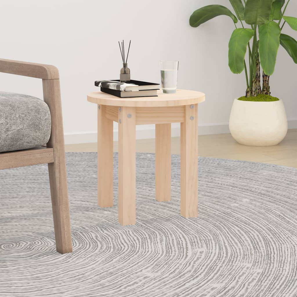 Coffee Table Ø 35x35 cm Solid Wood Pine - Newstart Furniture