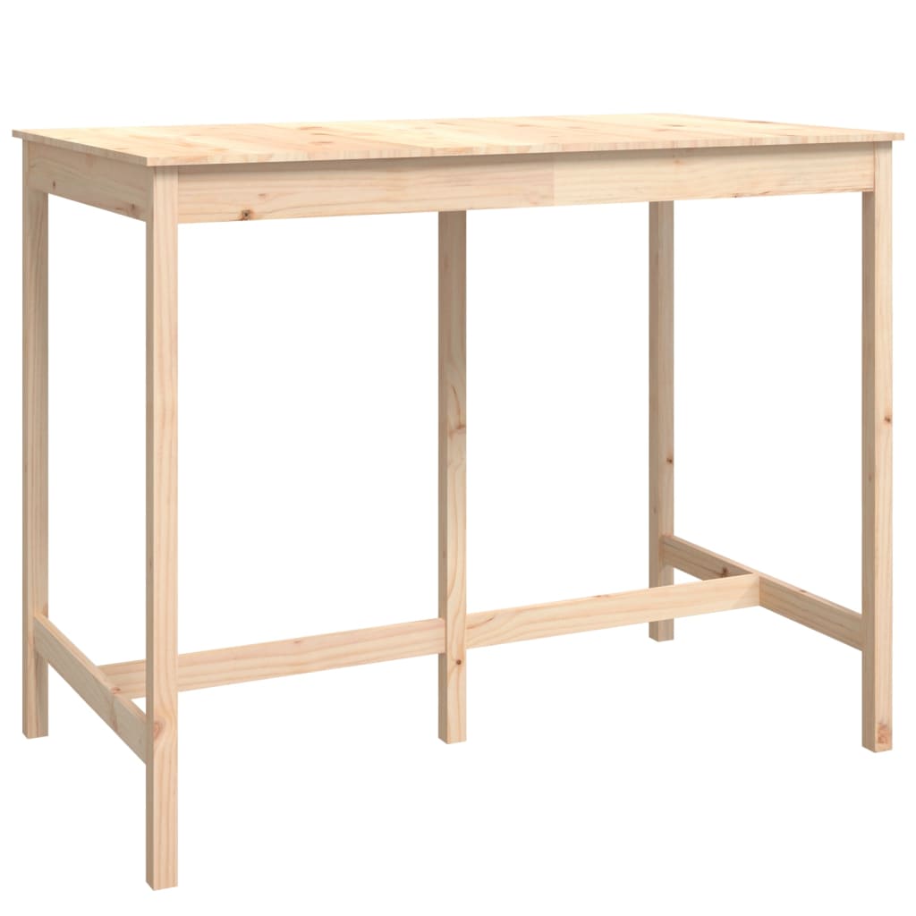 7 Piece Bar Set Solid Wood Pine - Newstart Furniture