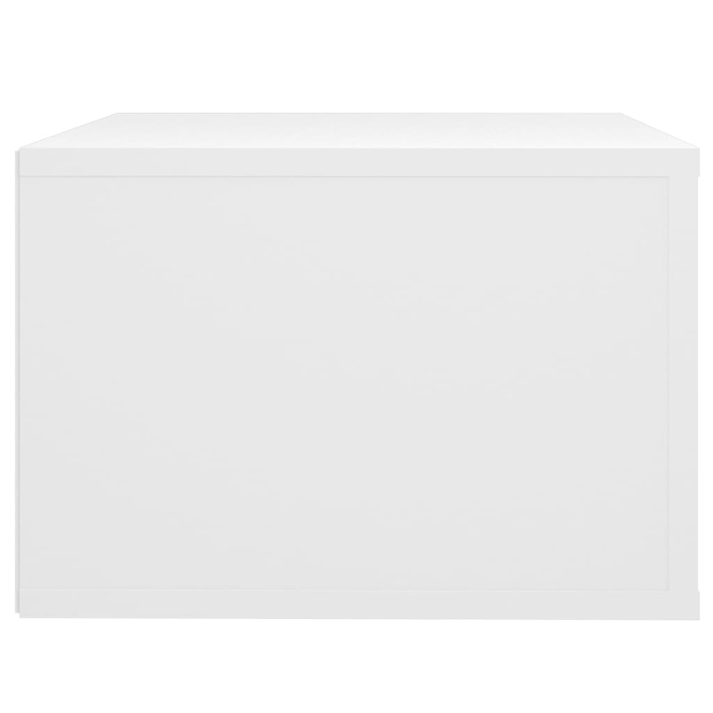 Wall-mounted Bedside Cabinets 2 pcs White 50x36x25 cm - Newstart Furniture