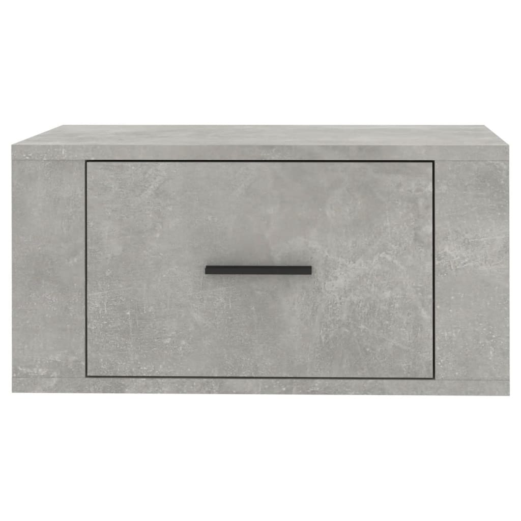 Wall-mounted Bedside Cabinets 2 pcs Concrete Grey 50x36x25 cm - Newstart Furniture