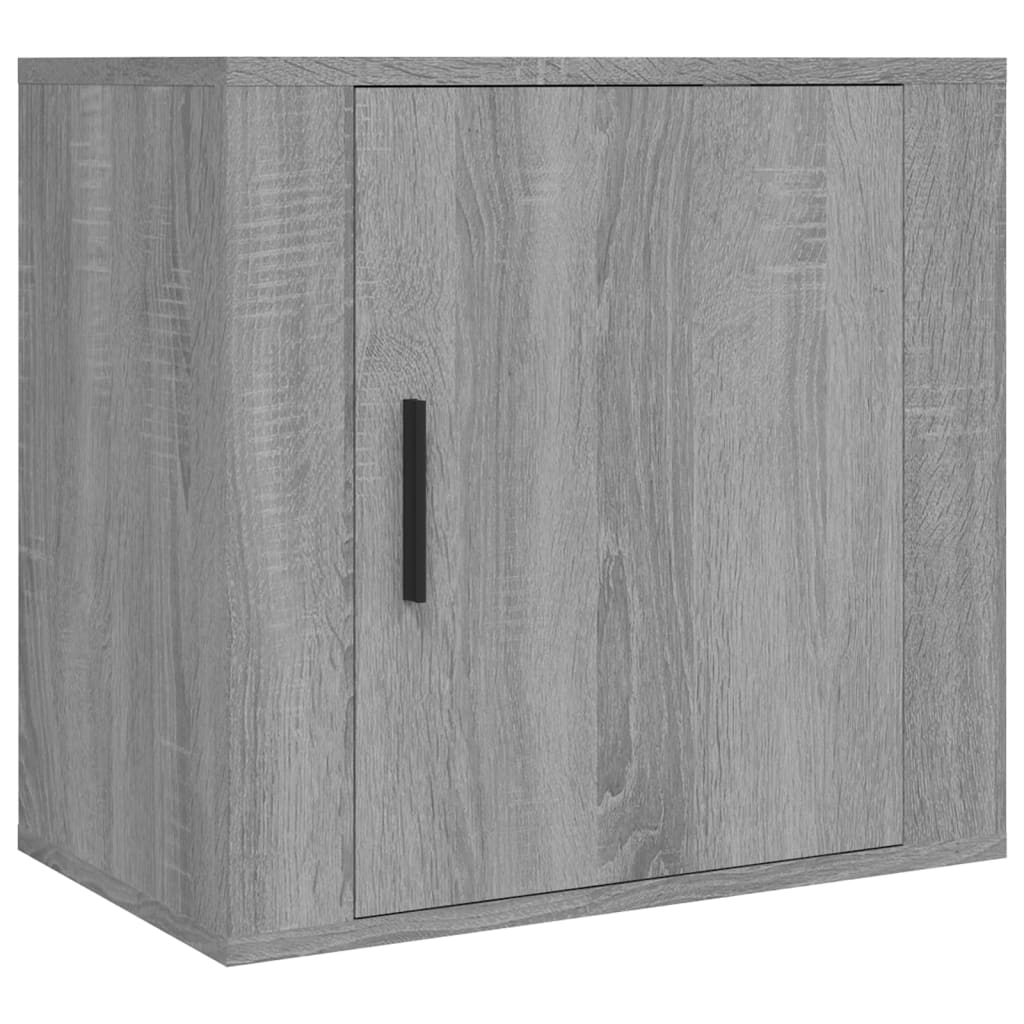 Wall-mounted Bedside Cabinets 2 pcs Grey Sonoma 50x30x47 cm - Newstart Furniture