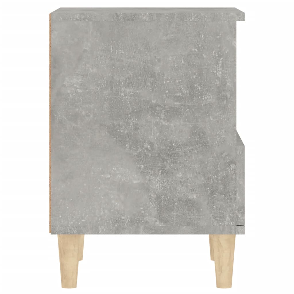 Bedside Cabinets 2 pcs Concrete Grey 40x35x50 cm - Newstart Furniture