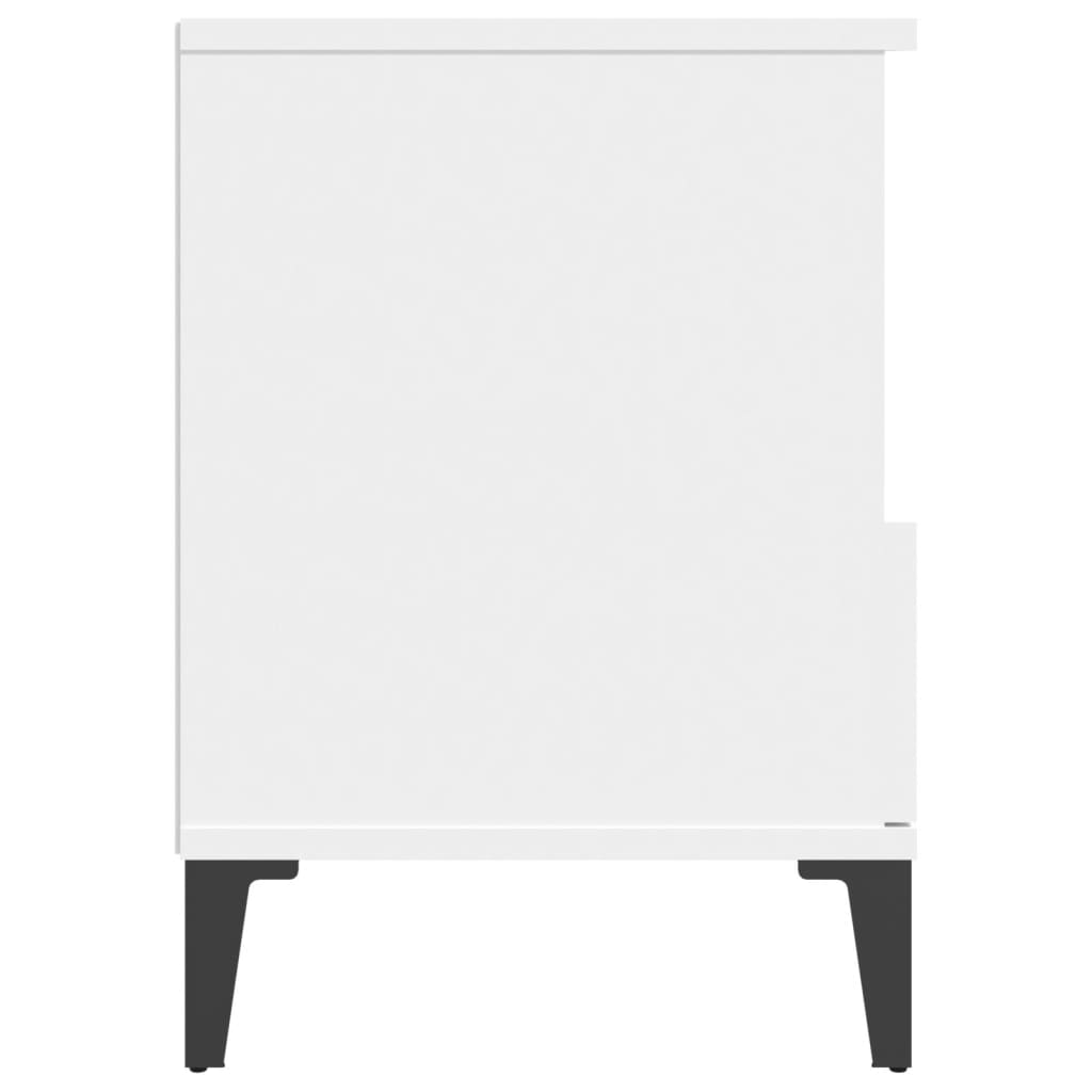 Bedside Cabinet White 40x35x50 cm - Newstart Furniture