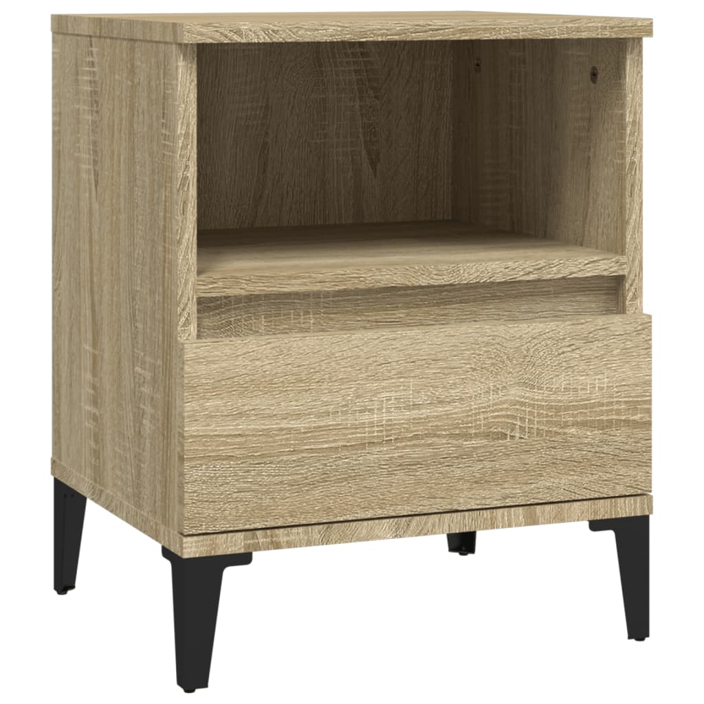 Bedside Cabinet Sonoma Oak 40x35x50 cm - Newstart Furniture