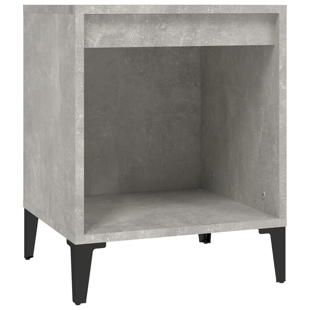 Bedside Cabinet Concrete Grey 40x35x50 cm - Newstart Furniture