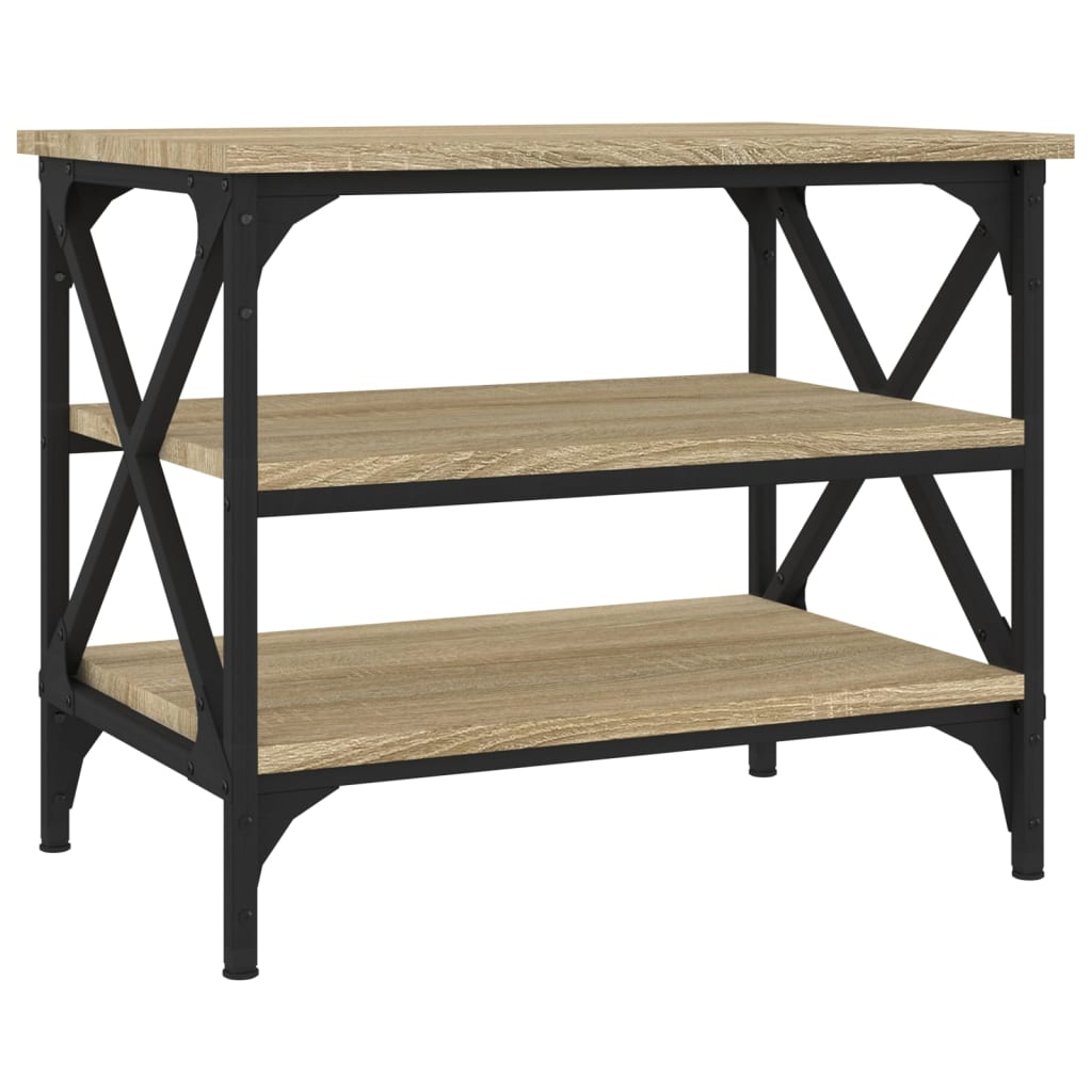 Side Table Sonoma Oak 55x38x45 cm Engineered Wood - Newstart Furniture