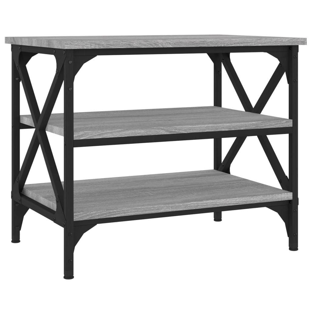 Side Table Grey Sonoma 55x38x45 cm Engineered Wood - Newstart Furniture
