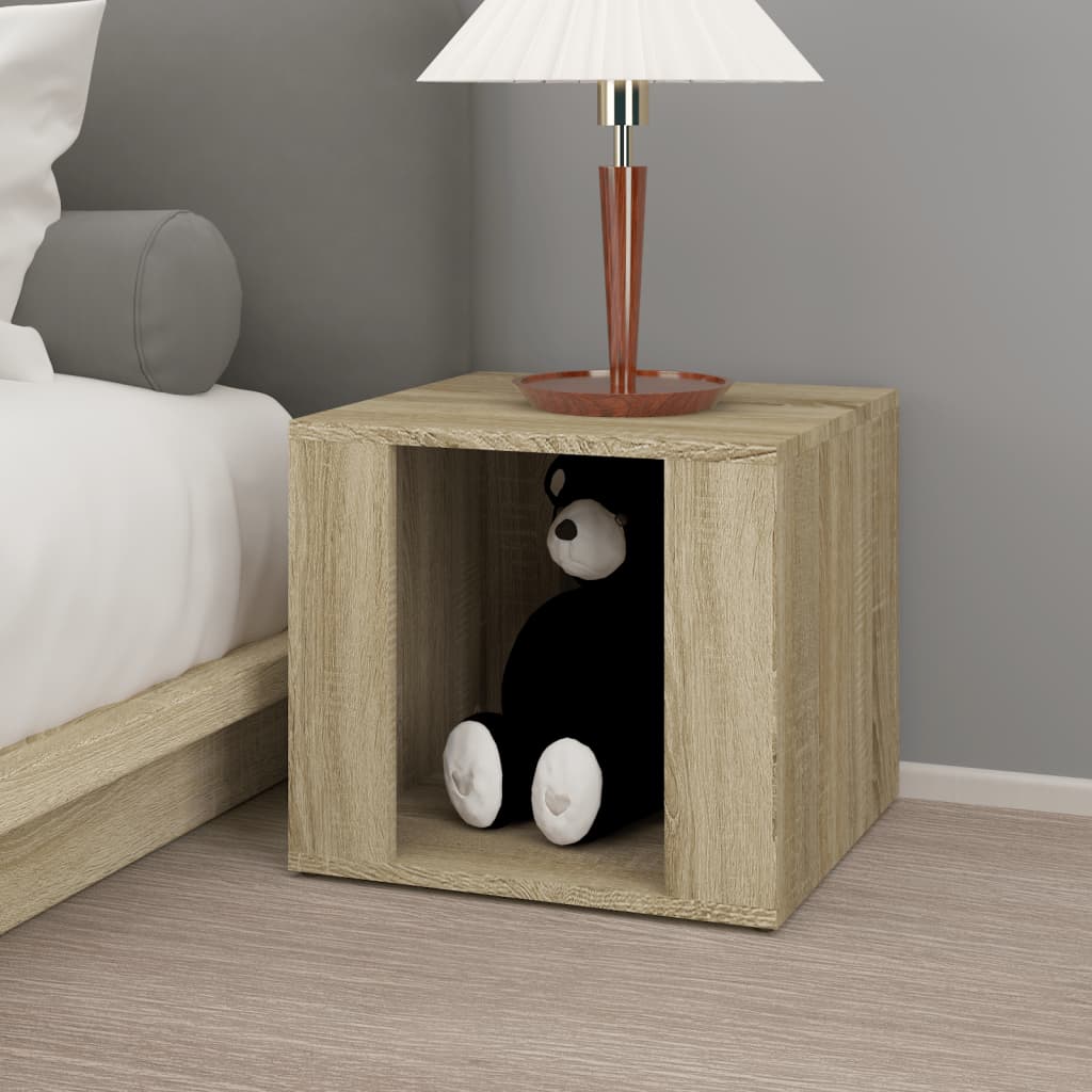 Bedside Table Sonoma Oak 41x40x36 cm Engineered Wood - Newstart Furniture