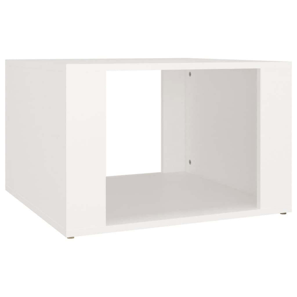 Bedside Table White 57x55x36 cm Engineered Wood - Newstart Furniture