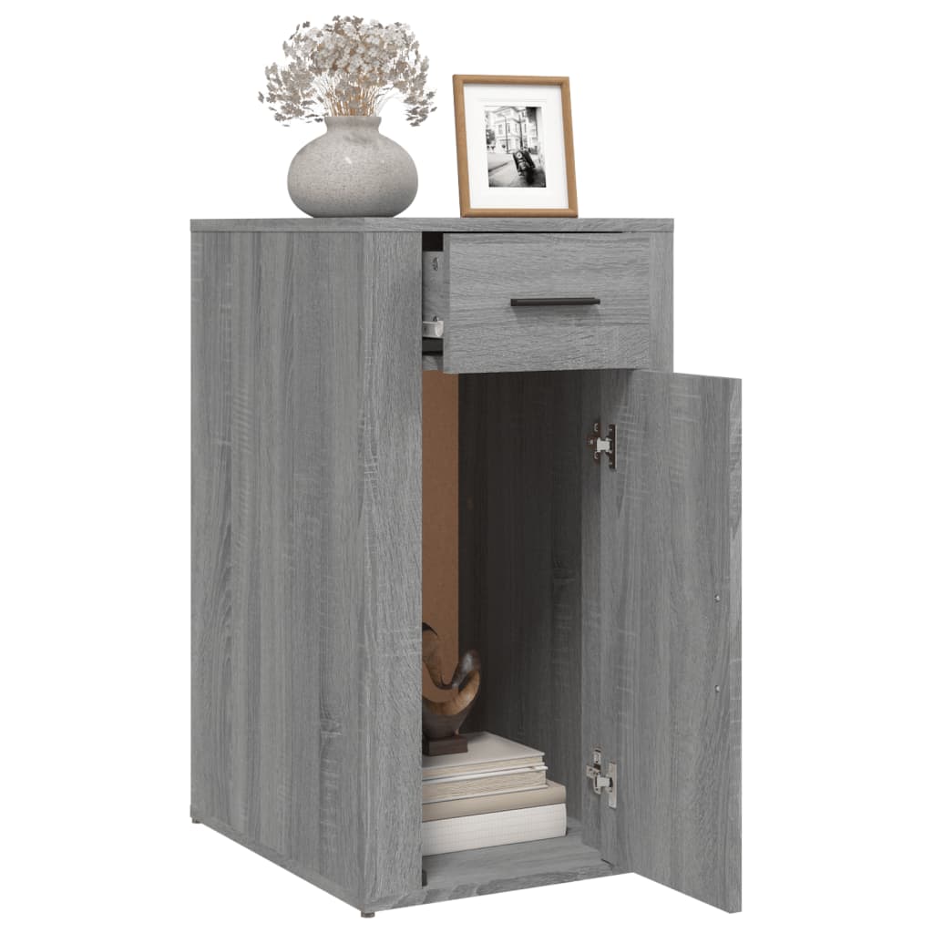 Desk Cabinet Grey Sonoma 40x49x75 cm Engineered Wood - Newstart Furniture