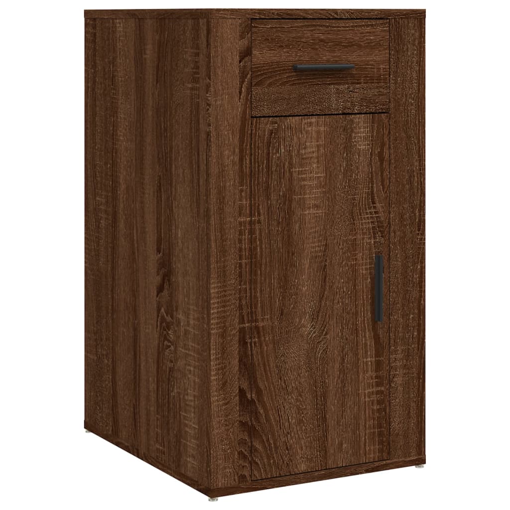 Desk Cabinet Brown Oak 40x49x75 cm Engineered Wood - Newstart Furniture