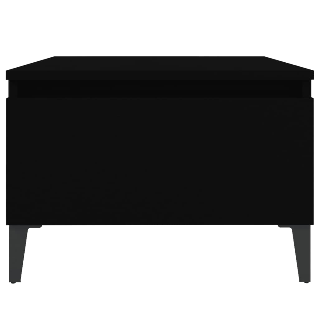 Side Tables 2 pcs Black 50x46x35 cm Engineered Wood - Newstart Furniture