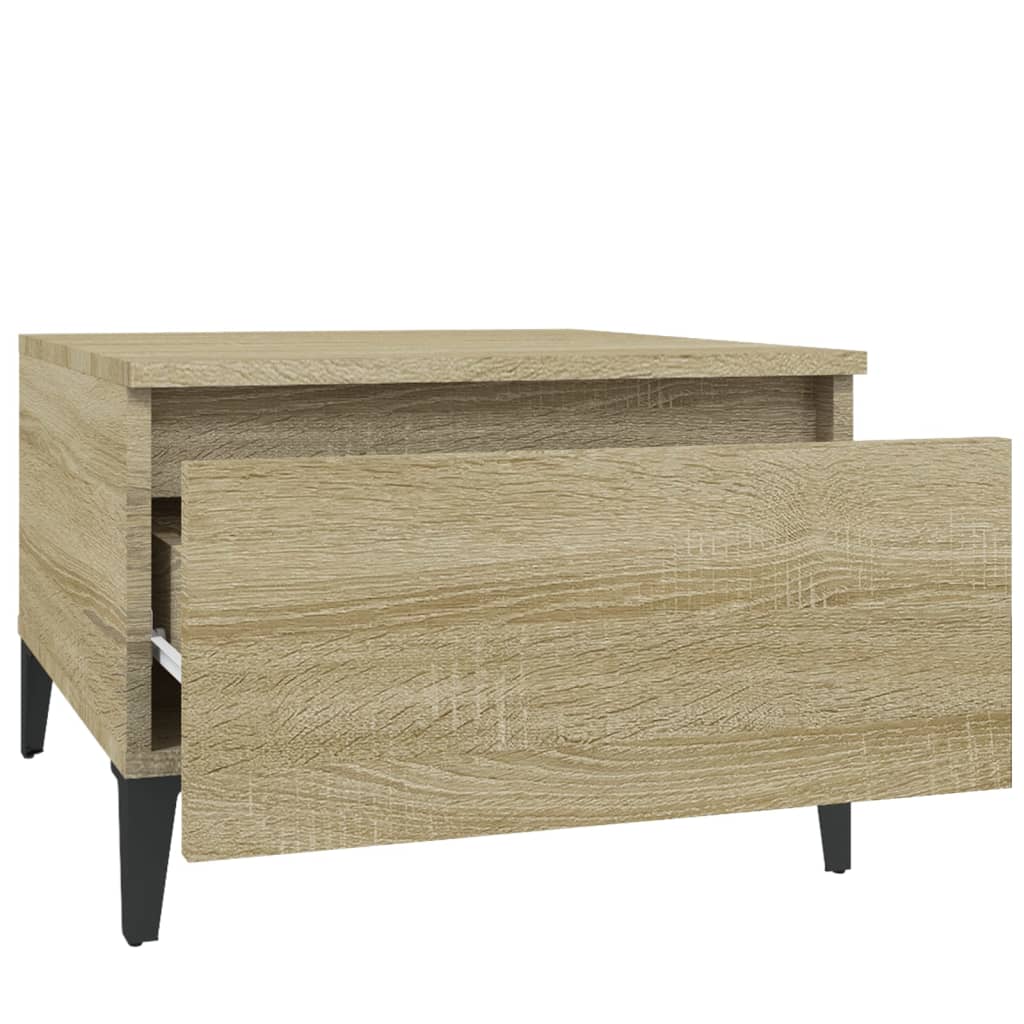 Side Tables 2 pcs Sonoma Oak 50x46x35 cm Engineered Wood - Newstart Furniture