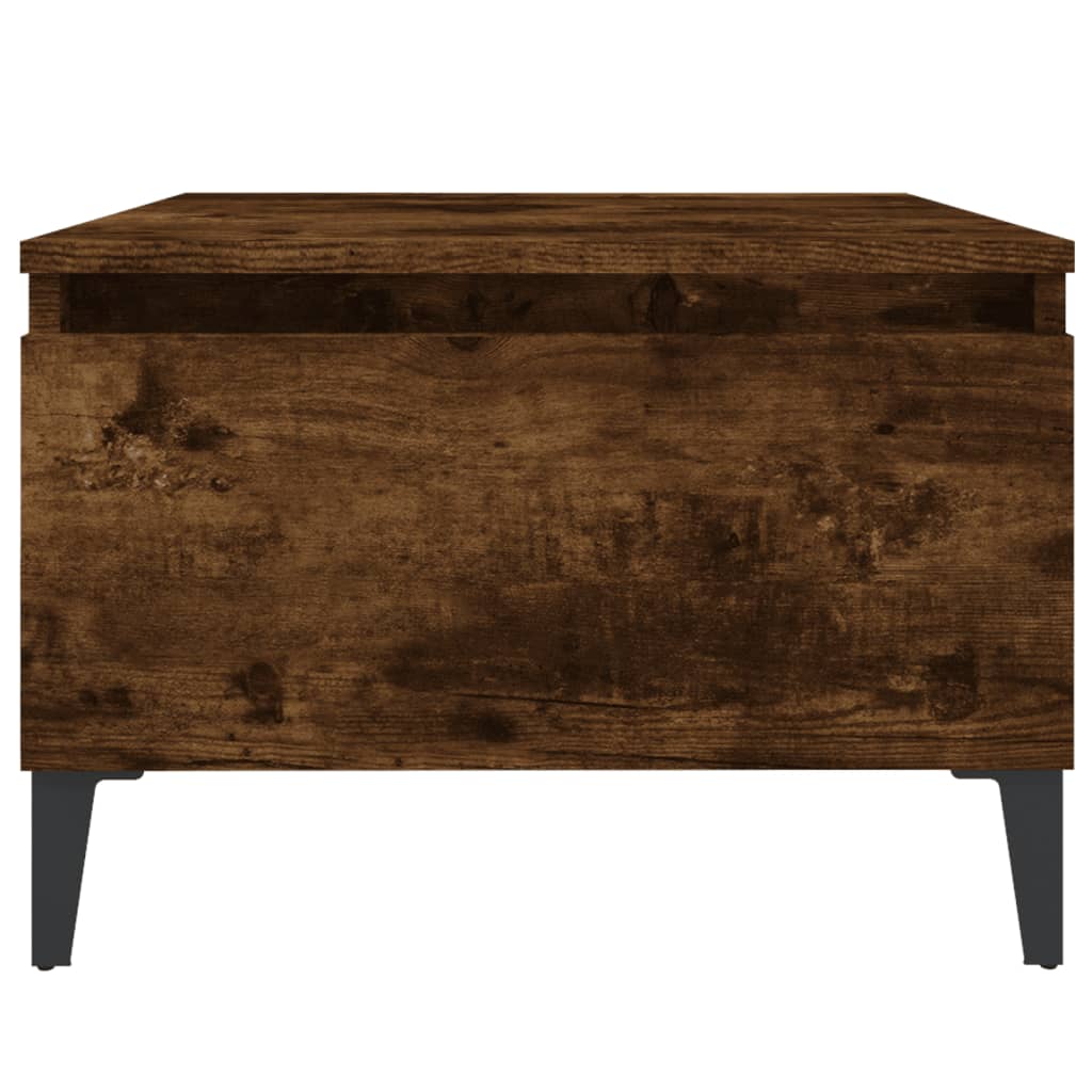 Side Tables 2 pcs Smoked Oak 50x46x35 cm Engineered Wood - Newstart Furniture