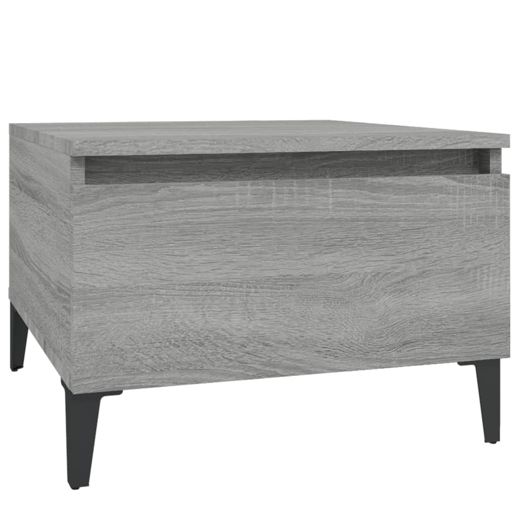 Side Table Grey Sonoma 50x46x35 cm Engineered Wood - Newstart Furniture