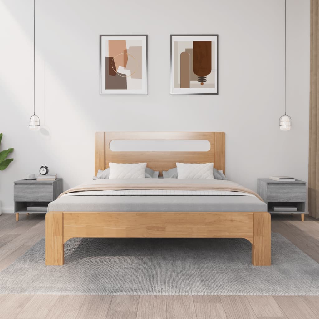 Bedside Tables 2 pcs Grey Sonoma 50x46x50 cm Engineered Wood - Newstart Furniture