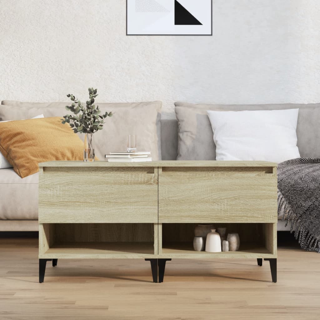 Side Tables 2 pcs Sonoma Oak 50x46x50 cm Engineered Wood - Newstart Furniture