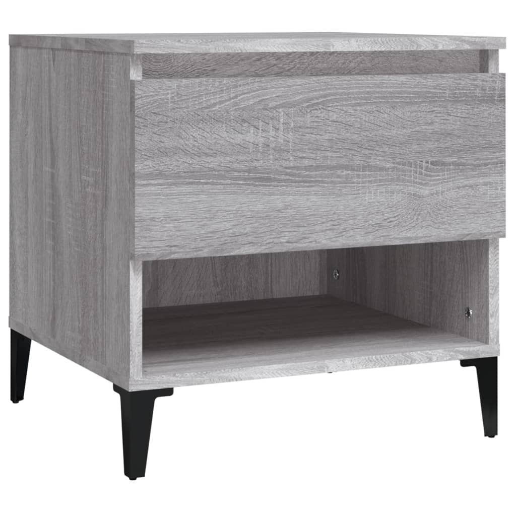 Side Table Grey Sonoma 50x46x50 cm Engineered Wood - Newstart Furniture