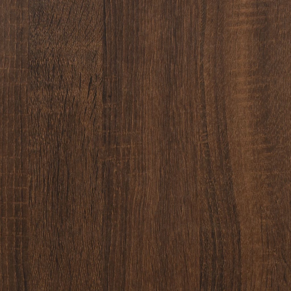 Side Table Brown Oak 40x42x50 cm Engineered Wood - Newstart Furniture