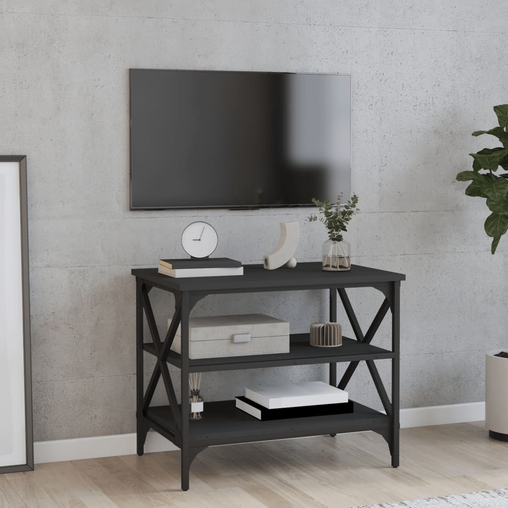 TV Cabinet Black 60x40x50 cm Engineered Wood - Newstart Furniture