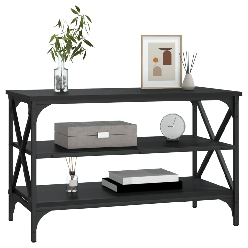 TV Cabinet Black 80x40x50 cm Engineered Wood - Newstart Furniture